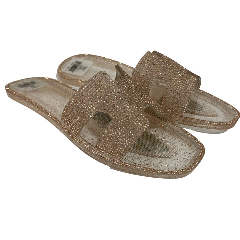 Steven New York Steve Madden Andrian Jewel Sandal In Gold Multi Size 10 New